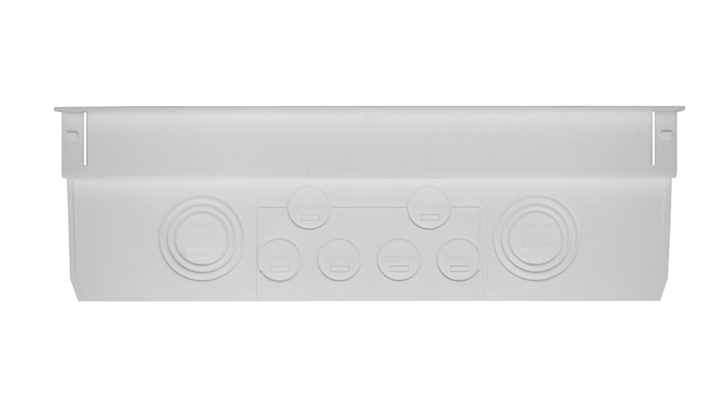 Entrada de Cabos/Tubo Para Quadros E 224 Branca